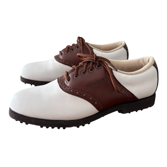 Vintage Footjoy Gold Shoes - Picture 1 of 12